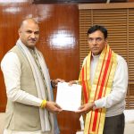 चित्तौड़गढ़ सांसद सी.पी. जोशी ने केंद्रीय मंत्रियों शिवराज सिंह चौहान व मनसुख भाई मांडविया से की भेंट, क्षेत्रीय विकास विषयों पर की चर्चा