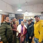 विधायक सरिता आर्या का हुआ स्वागत । पानी की समस्या होगी दूर