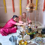 महाशिवरात्रि पर्व पर कामधेनु मन्दिर में कामेश्वर नाथ महादेव का किया अभिषेक।