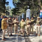 एसएसपी ने हाईकोर्ट का किया पुलिस टीम के साथ निरीक्षण। दिये टिप्स।