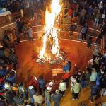 देर रात होलिका दहन हर्षोल्लास के साथ हुआ सम्प्पन। बुराइयों व अंहकार को किया आग के हवाले।