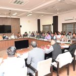 मुख्य विकास अधिकारी ने जिले में विकास कार्यों व बीस सूत्रीय कार्यक्रम की ली बैठक।