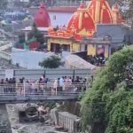 बाबा नीम करौली कैची धाम में लगा भयंकर जाम।