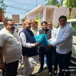 बल्लभगढ़ अनाज मंडी पहुंचे विधायक मूलचंद शर्मा, गेहूं आवक व व्यवस्थाओं का किया निरीक्षण।