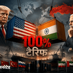 भारत पर 100% टैरिफ लगाने का ट्रम्प का रास्ता साफ:रूस के तेल खरीदारों पर एक्शन हो सकता है, भारत 40% से ज्यादा खरीद रहा
