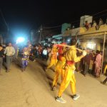 गवाॅं नगर में माँ काली का आखाड़ा घूम घाम से निकाला गया!